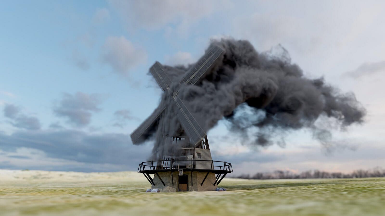 Overhead windmill
