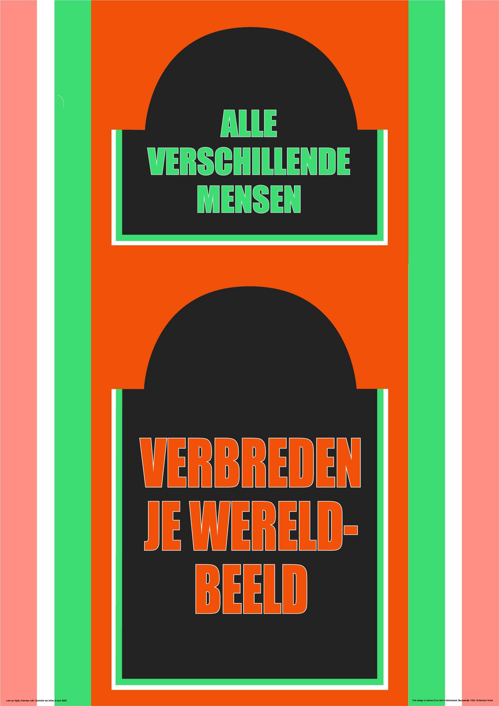 Alle verschillende mensen verbreden je wereldbeeld