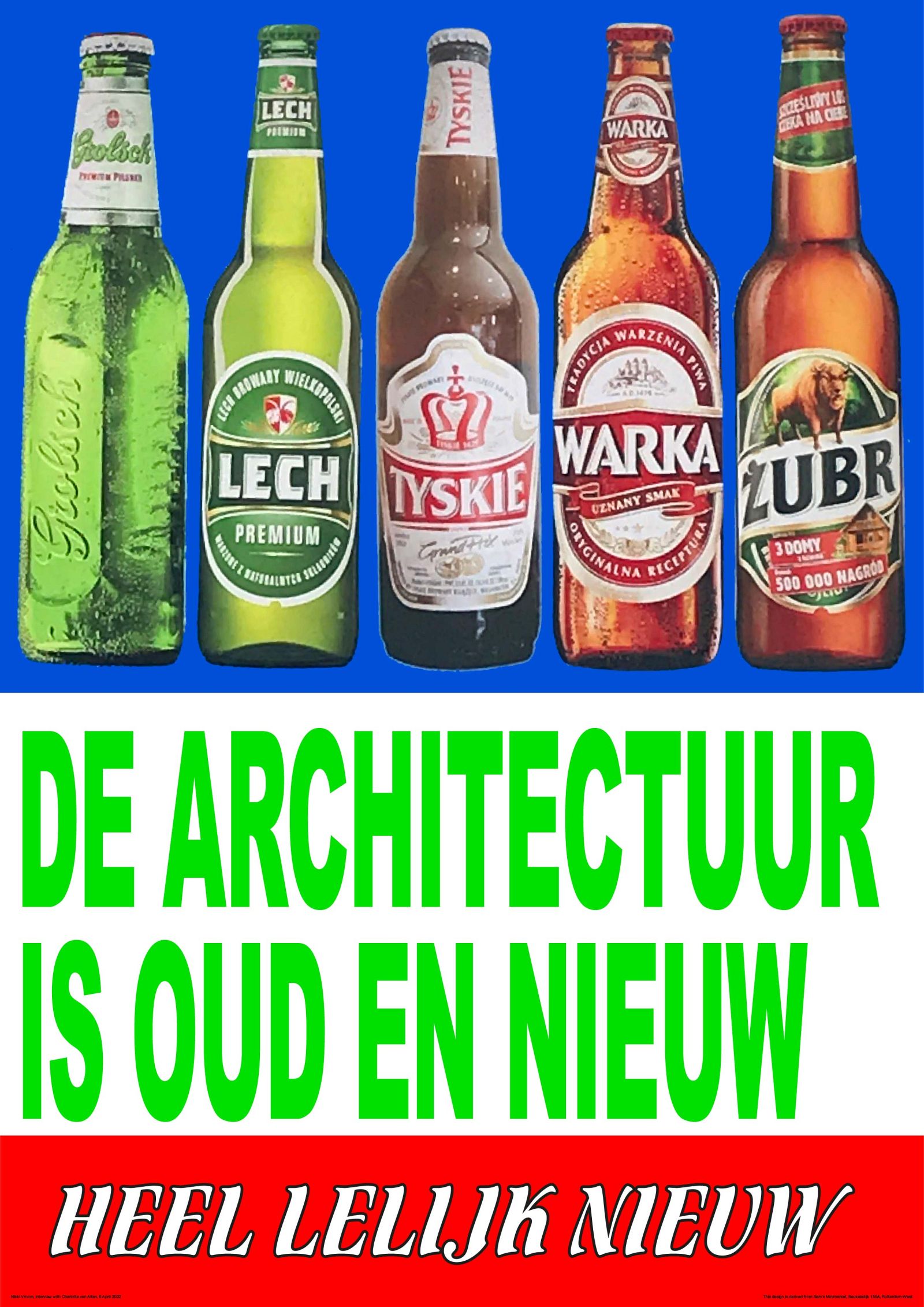 De architectuur is oud en nieuw, heel lelijk nieuw