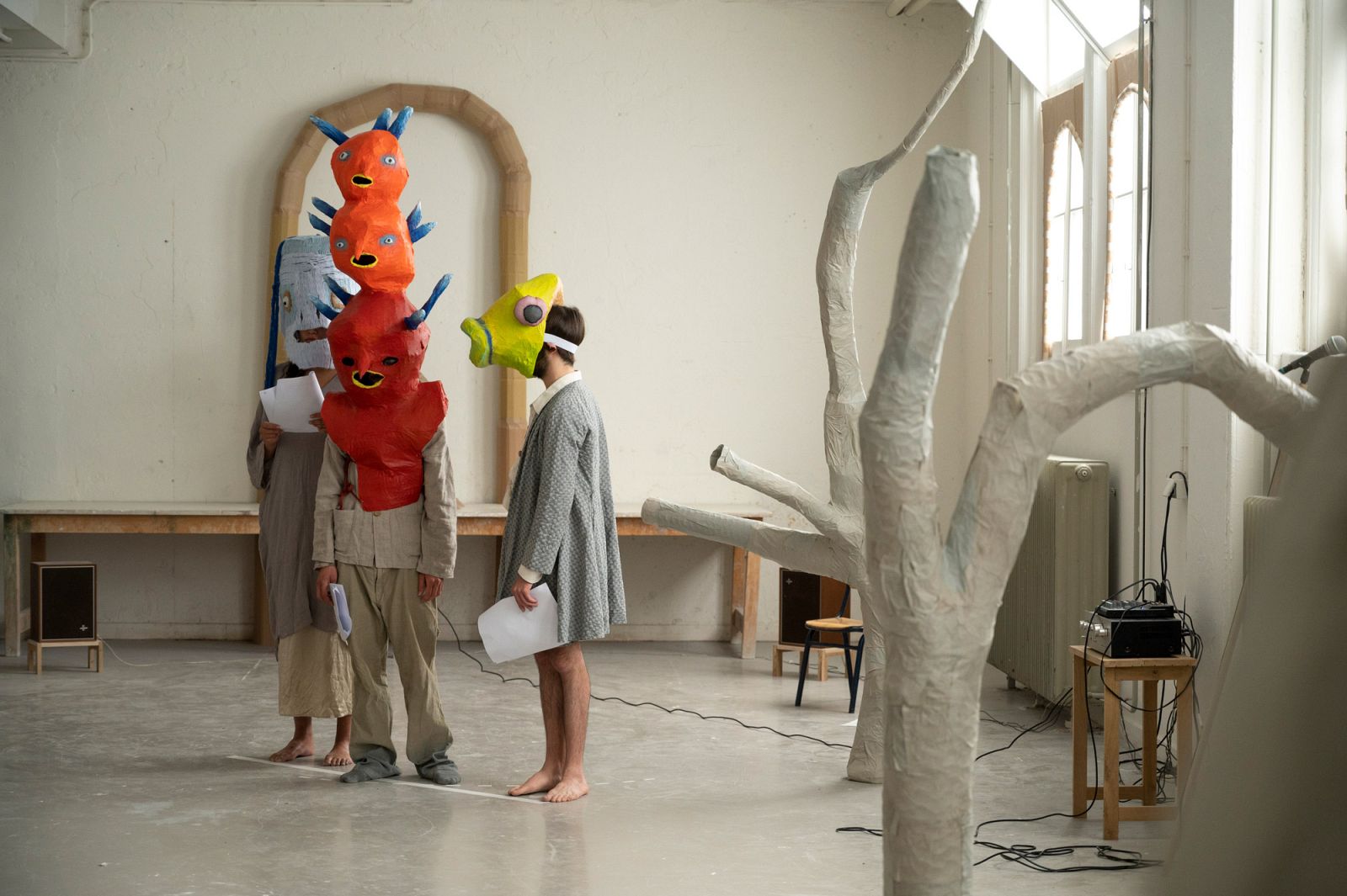 performance Natalia Irena Nikoniuk and Bo Wielders, Graduation Show 2021